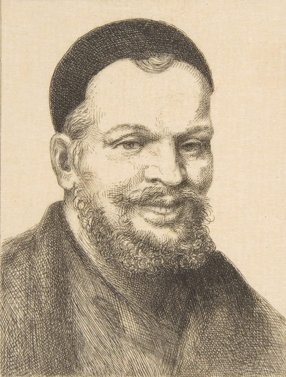 Portret Rabelaisa, 1868. autorstwa Felix Bracquemond