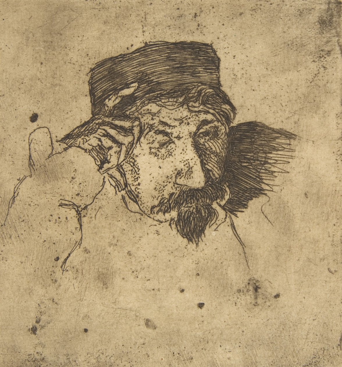 Szkic Josepha Guicharda, 1853. autorstwa Felix Bracquemond