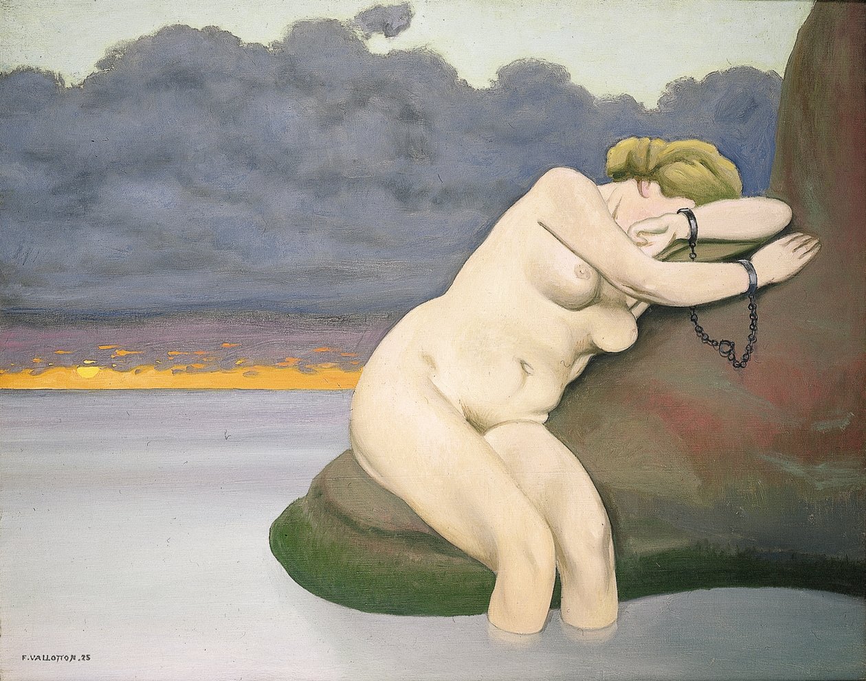 Związany z Andromedą autorstwa Felix Edouard Vallotton
