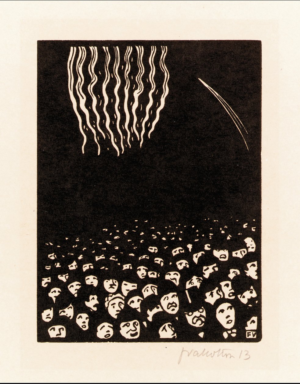 Fajerwerki autorstwa Felix Edouard Vallotton