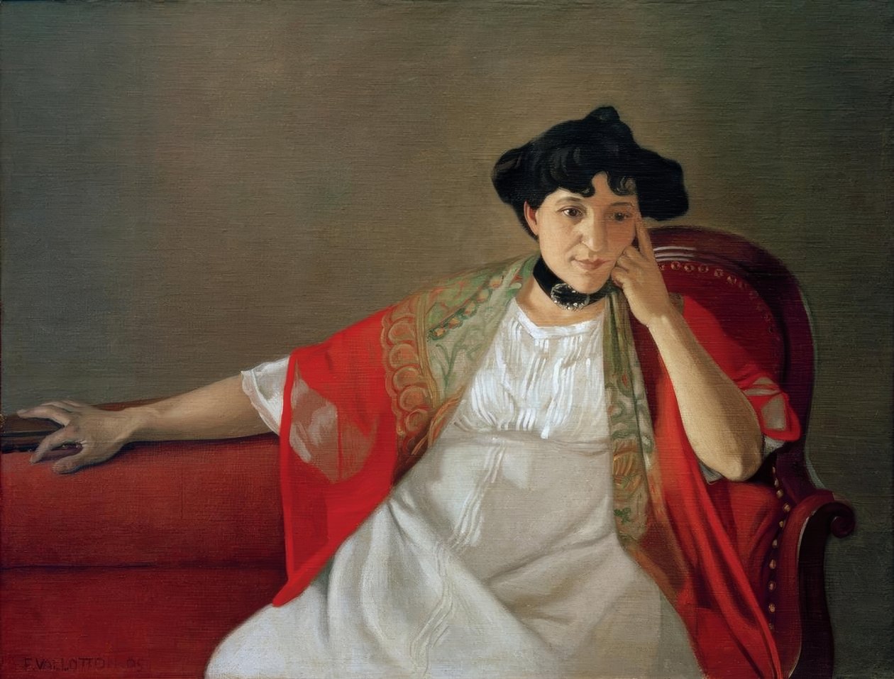 Gabrielle Vallotton autorstwa Felix Edouard Vallotton