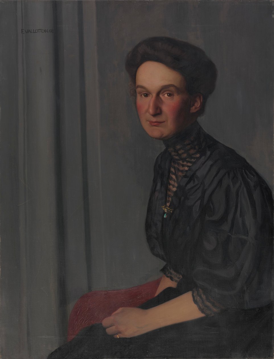 Hedy Hahnloser, 1908. autorstwa Felix Edouard Vallotton