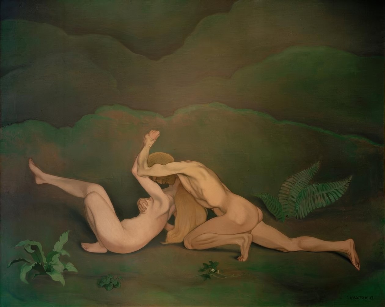 Mężczyzna i kobieta autorstwa Felix Edouard Vallotton