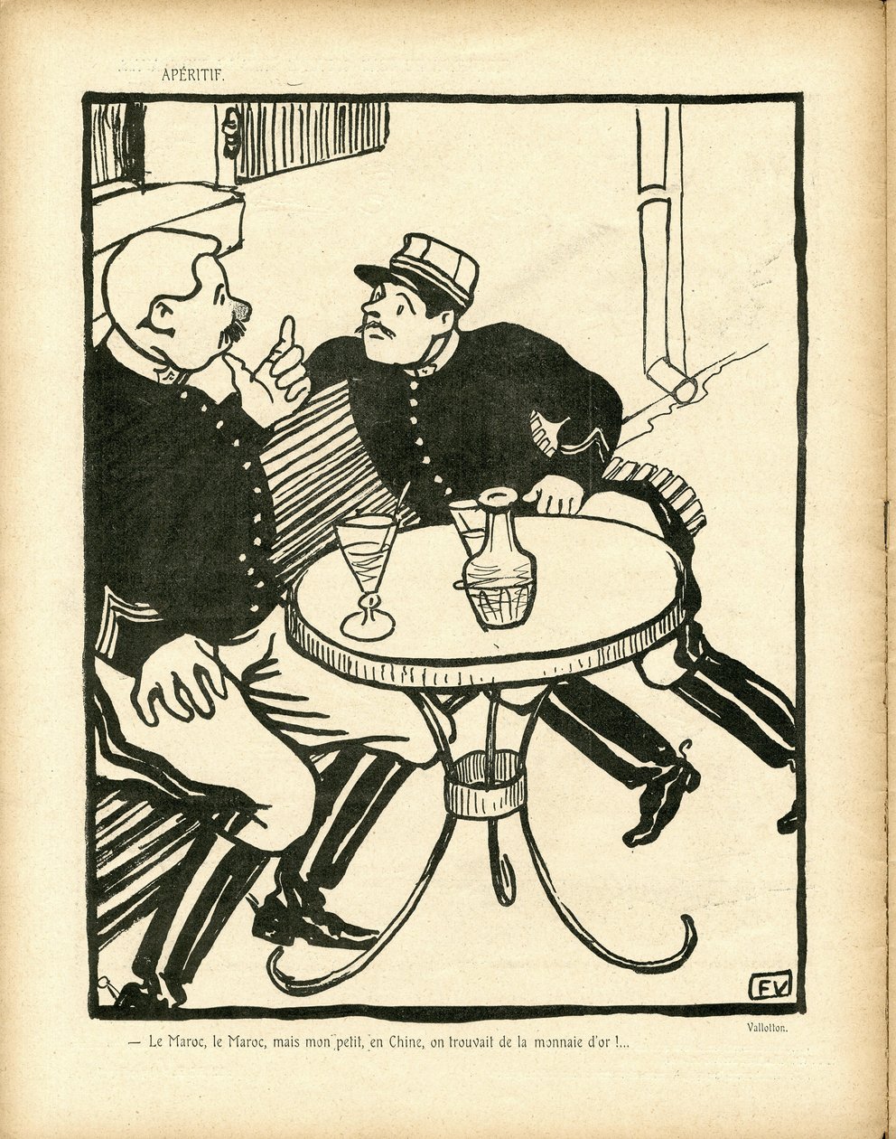 Ilustracja Felix dit Vallotton autorstwa Felix Edouard Vallotton