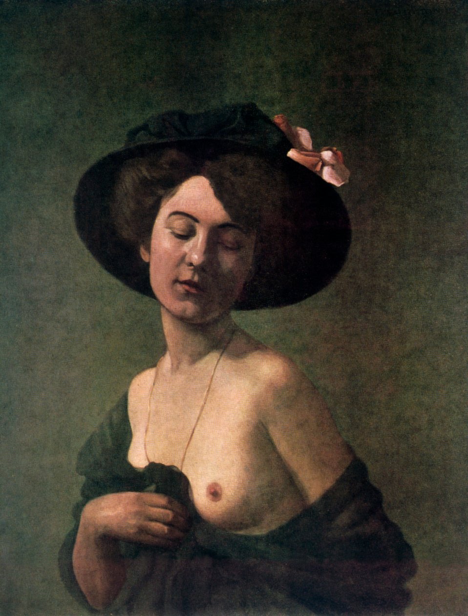 Dama w kapeluszu, 1908. autorstwa Felix Edouard Vallotton