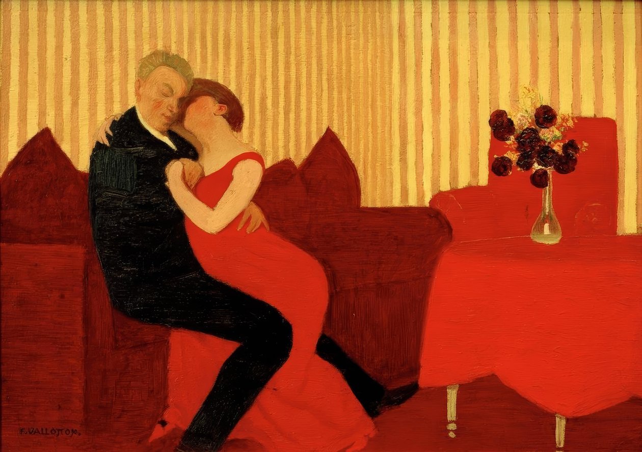 Kłamstwo autorstwa Felix Edouard Vallotton