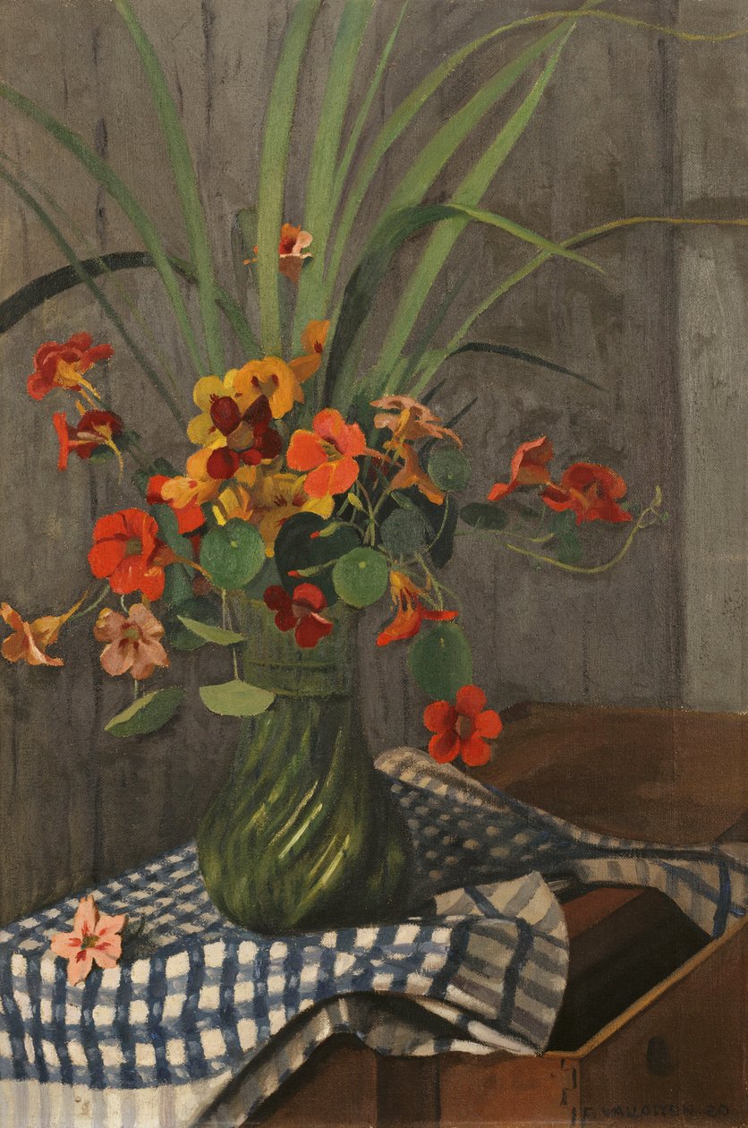 Nasturcje; Kapucyny autorstwa Felix Edouard Vallotton
