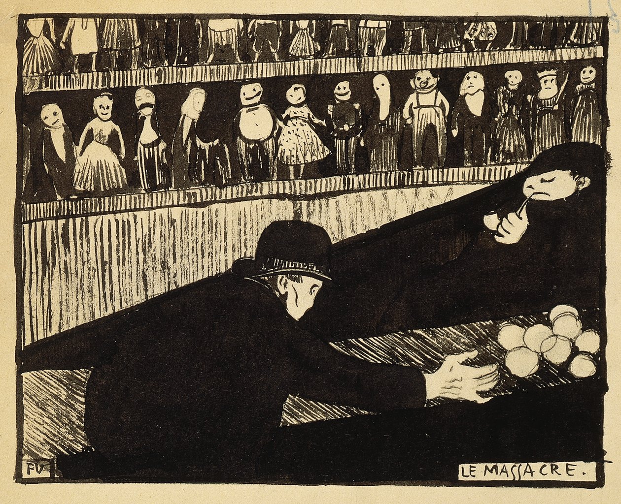 Masakra autorstwa Felix Edouard Vallotton