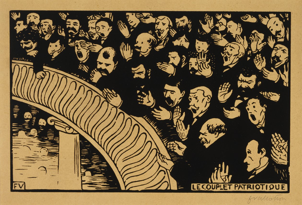 Piosenka patriotyczna autorstwa Felix Edouard Vallotton