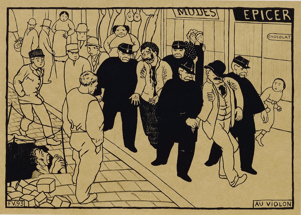 Do Nicka, 1893 autorstwa Felix Edouard Vallotton