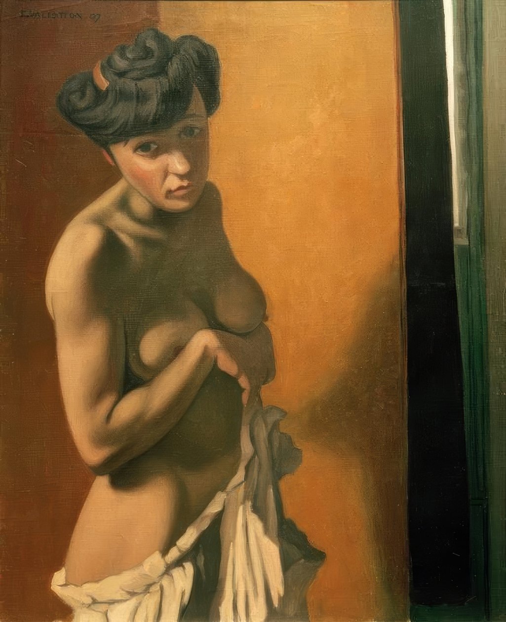 Brak brązowego torsu autorstwa Felix Edouard Vallotton