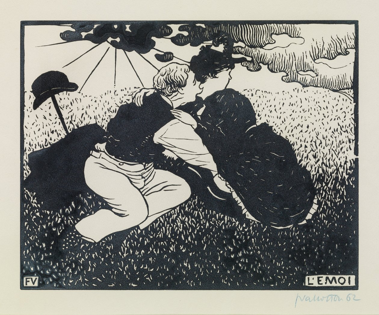 Emoi, 1894 autorstwa Felix Edouard Vallotton