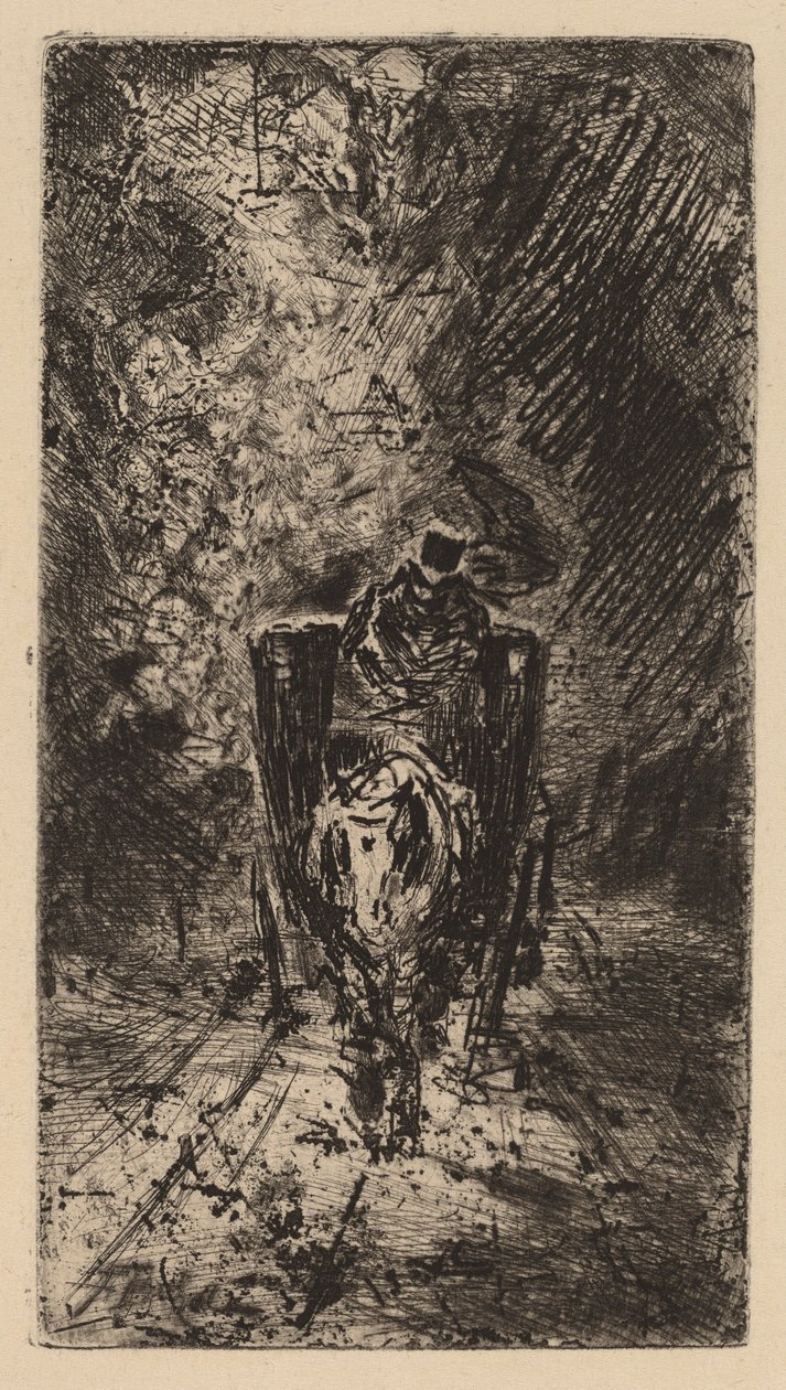 Śledziona i ideał, c. 1876. autorstwa Felix Hilaire Buhot
