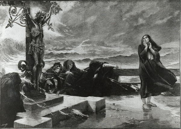 Znak (grawer) (zdjęcie czarno-białe) autorstwa Felix Hippolyte Lanoue