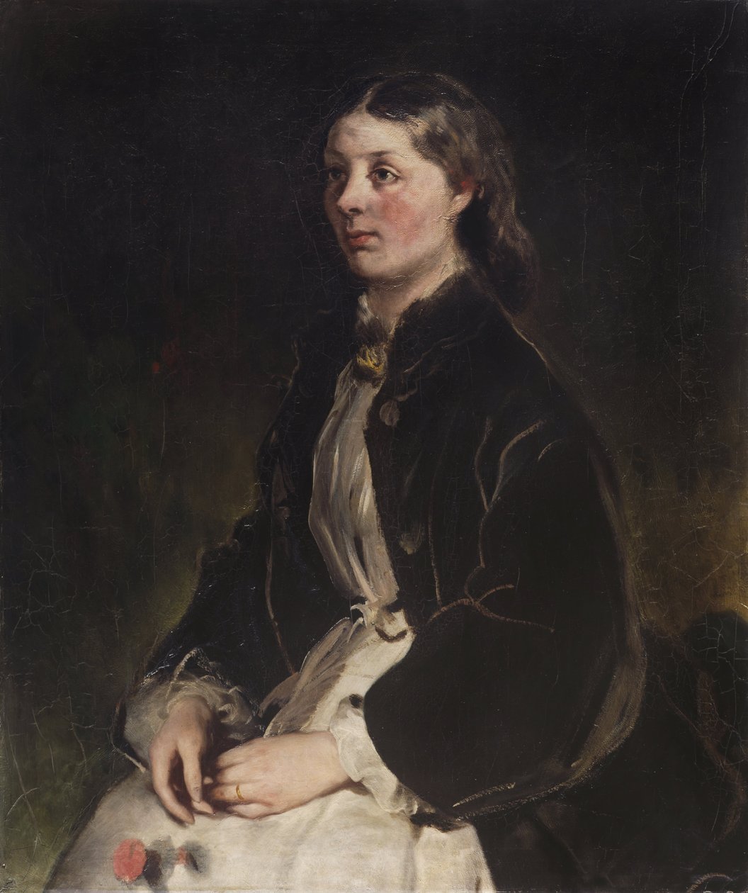 Portret baronowej Christine von Schönberg autorstwa Louis Ferdinand von Rayski