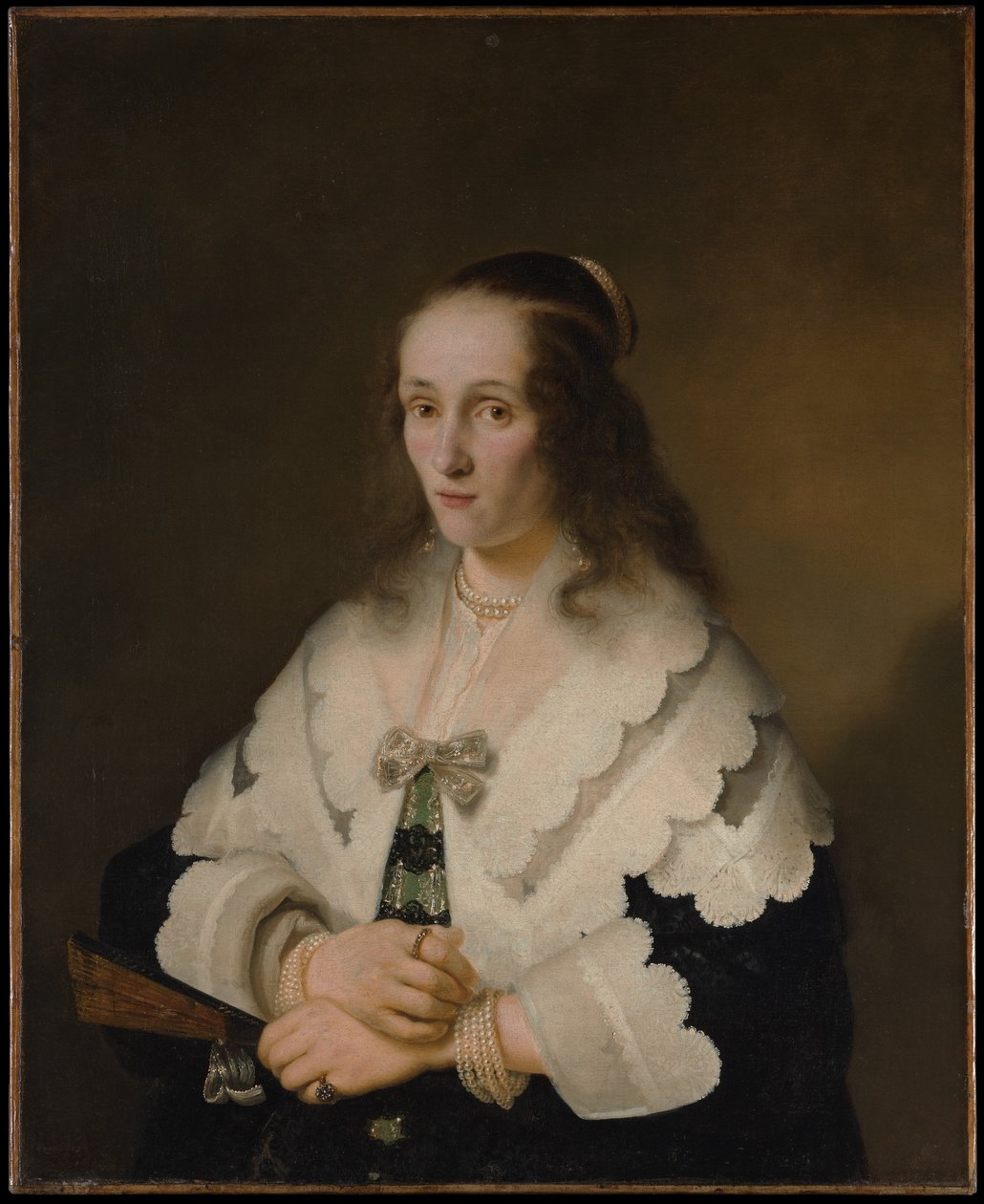 Portret kobiety autorstwa Ferdinand Bol