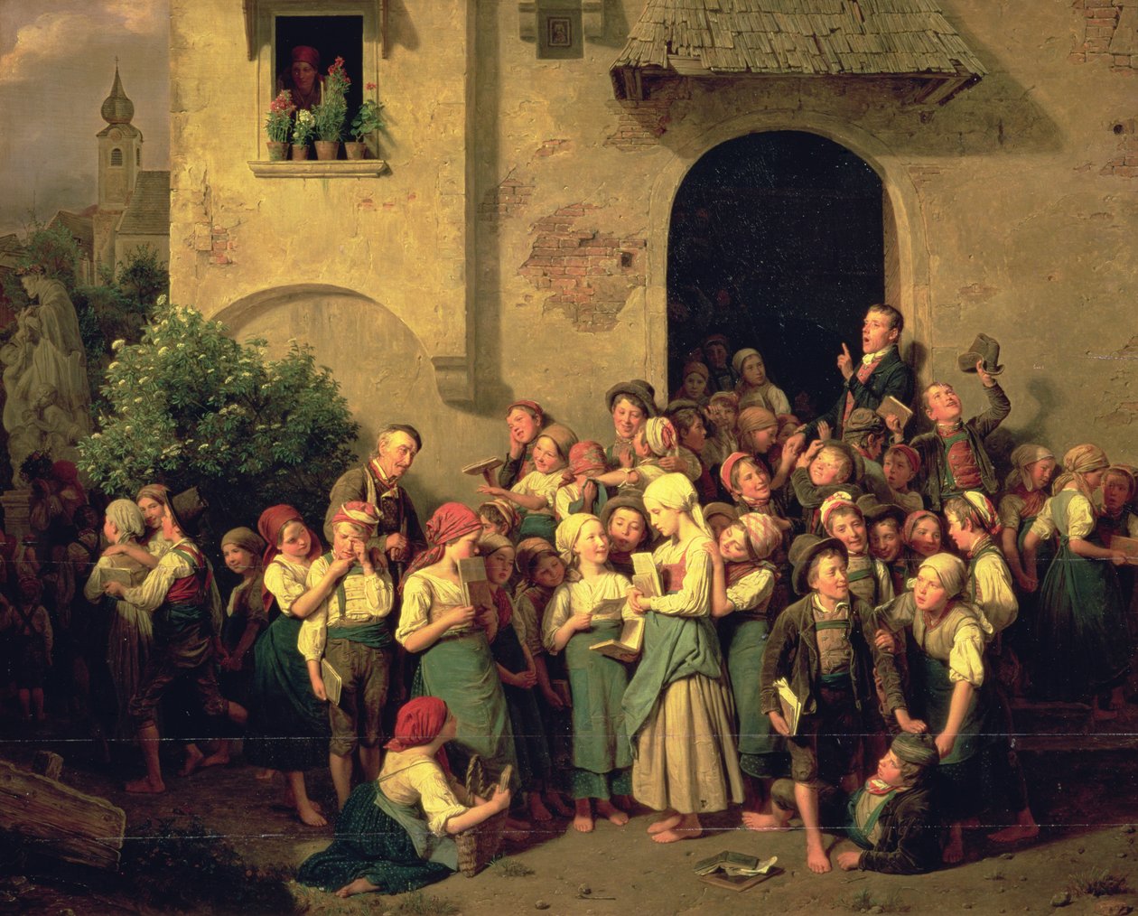 له ښوونځي وروسته، په 1844 کې پولي autorstwa Ferdinand Georg Waldmuller