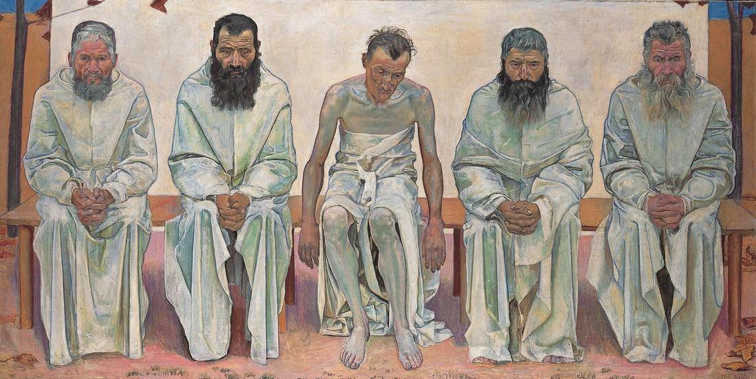 kretyni autorstwa Ferdinand Hodler