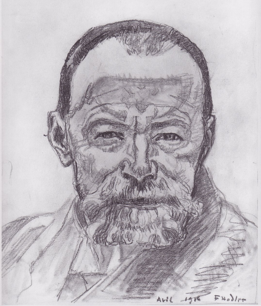  Studia autoportretowe. autorstwa Ferdinand Hodler