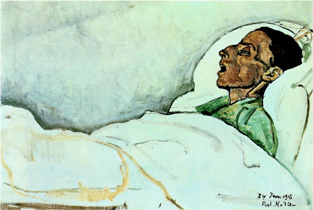 Valentine Gode-Darel na dzień przed śmiercią autorstwa Ferdinand Hodler