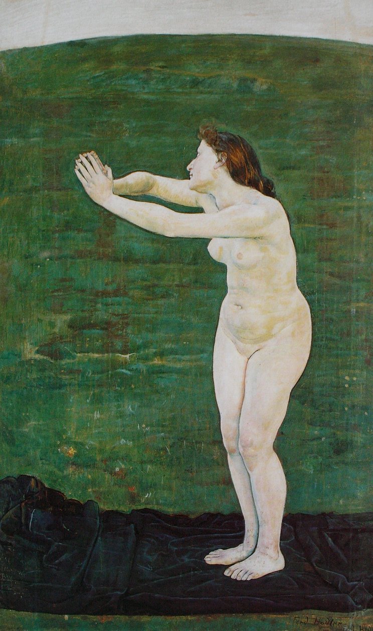 Wznosząc się w kosmos autorstwa Ferdinand Hodler