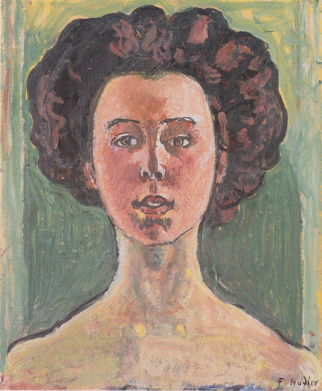 Portret Gertrudy Müller autorstwa Ferdinand Hodler