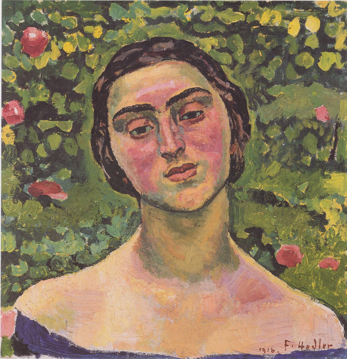 Portret Laetitii Raviola autorstwa Ferdinand Hodler