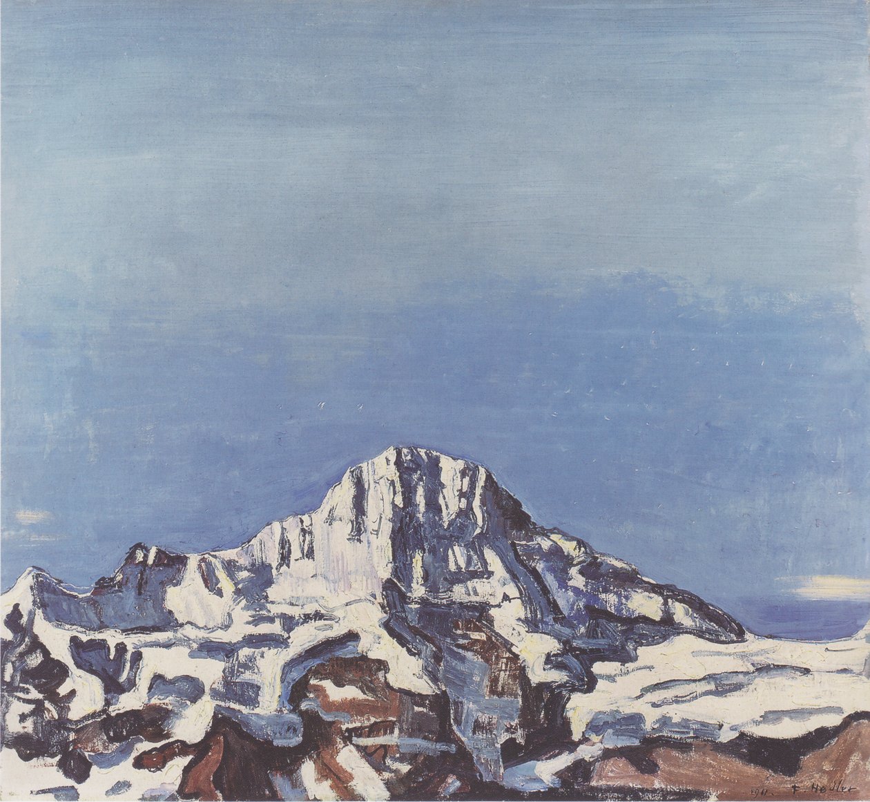 Breithorn autorstwa Ferdinand Hodler