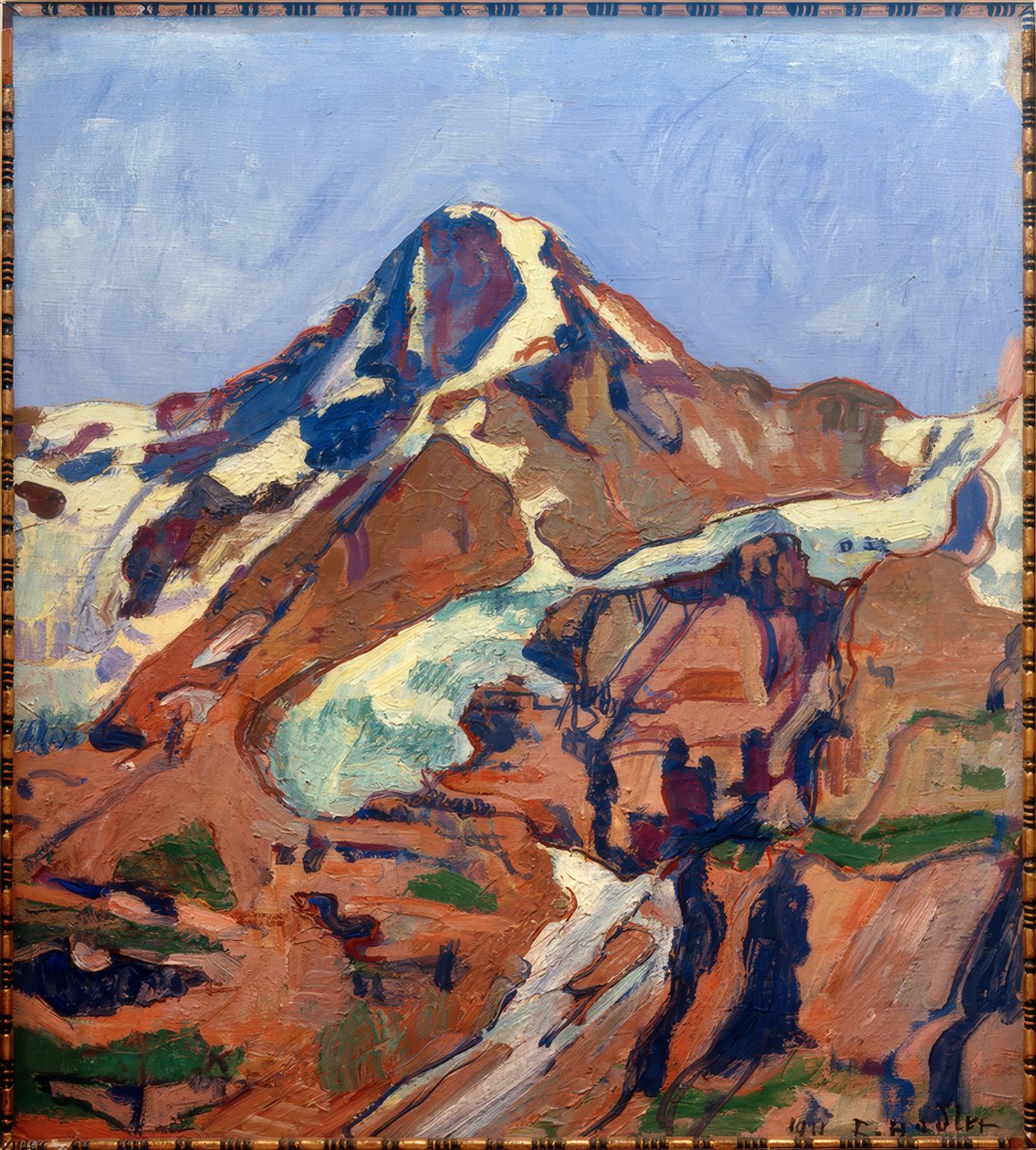 Mnich, 1911 autorstwa Ferdinand Hodler