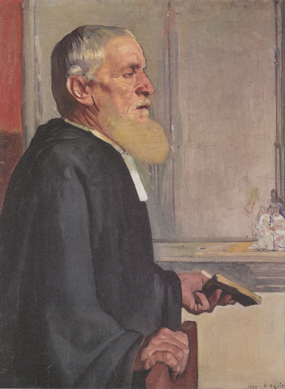 proboszcz autorstwa Ferdinand Hodler