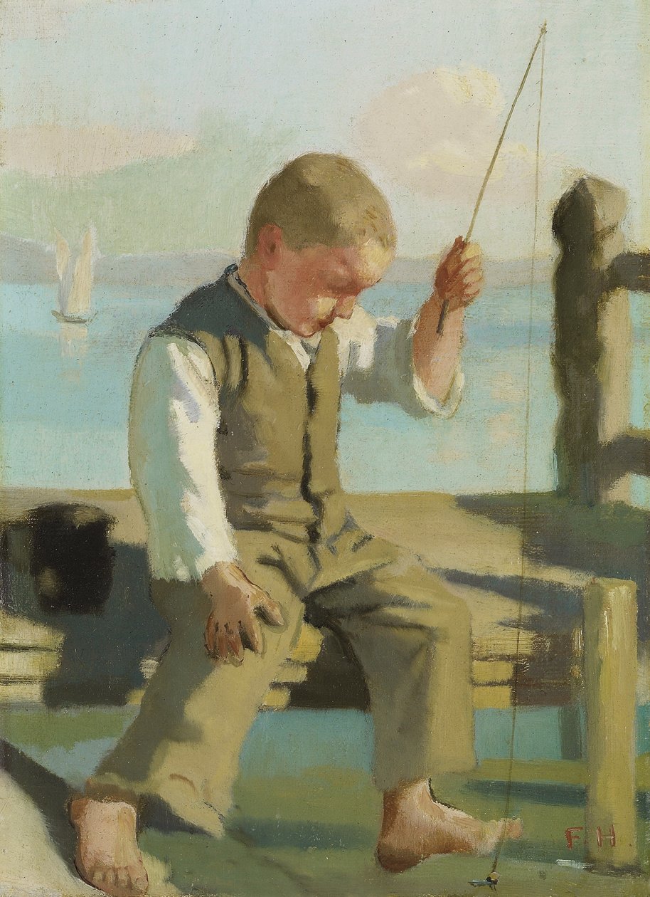 Mały rybak autorstwa Ferdinand Hodler