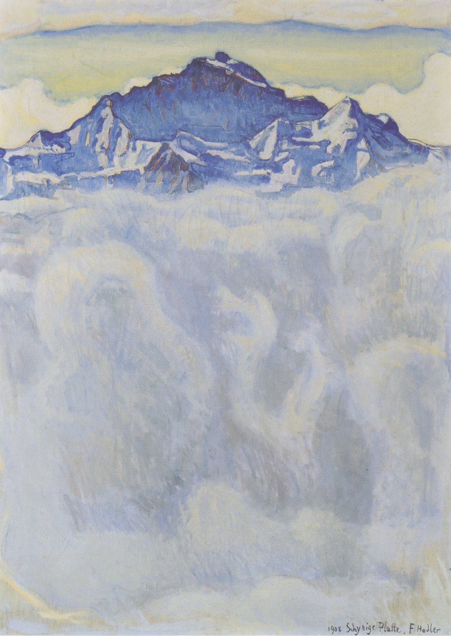 Dziewica nad morzem mgły autorstwa Ferdinand Hodler