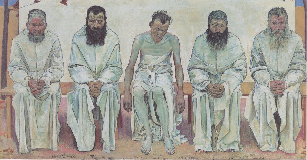 Zmęczony życiem autorstwa Ferdinand Hodler