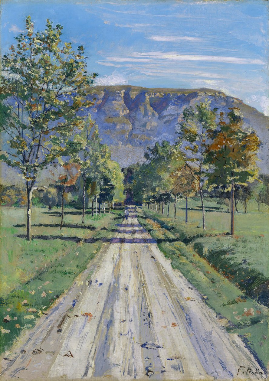 Droga do Evordes autorstwa Ferdinand Hodler