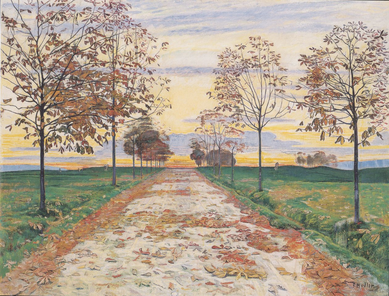 Jesienny wieczór autorstwa Ferdinand Hodler