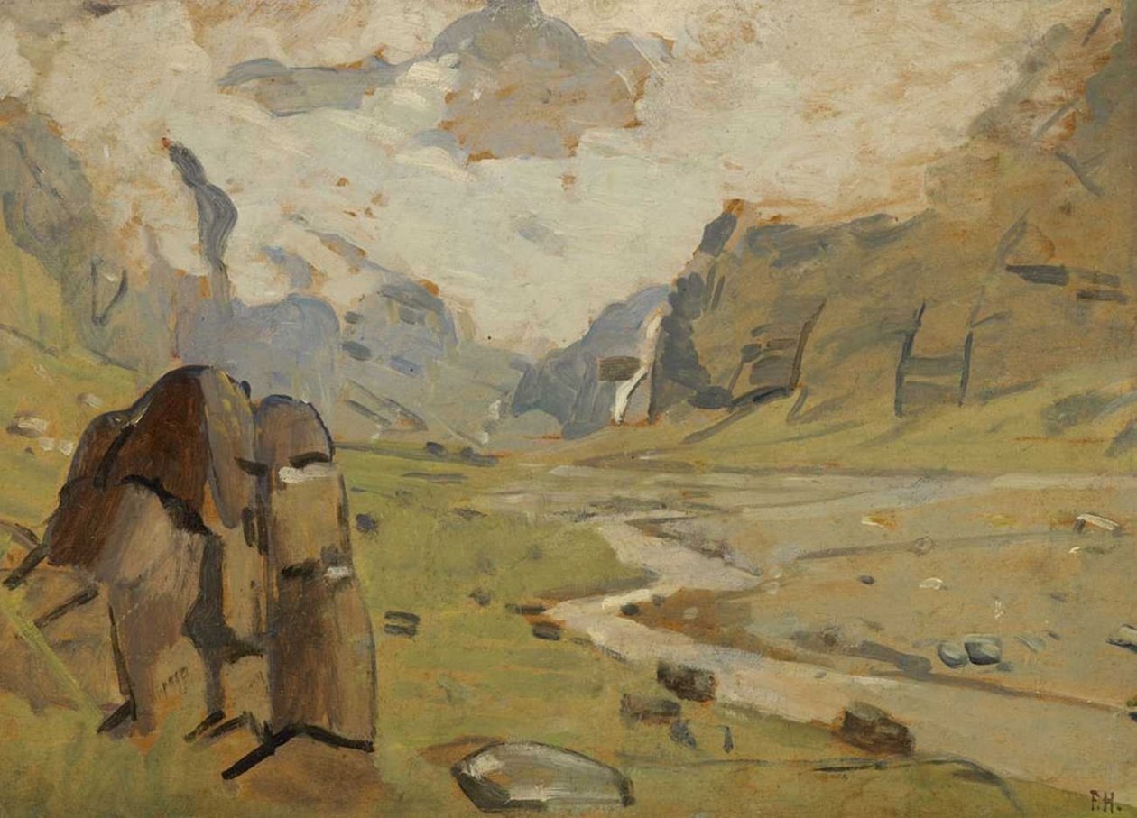 Le Fer-à-Cheval bei Sixt autorstwa Ferdinand Hodler