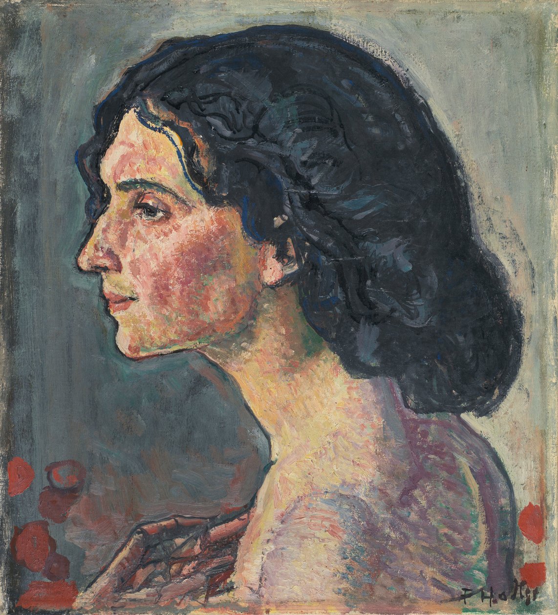 Portret Giulii Leonardi autorstwa Ferdinand Hodler