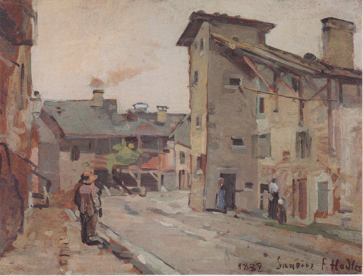 Samoëns autorstwa Ferdinand Hodler