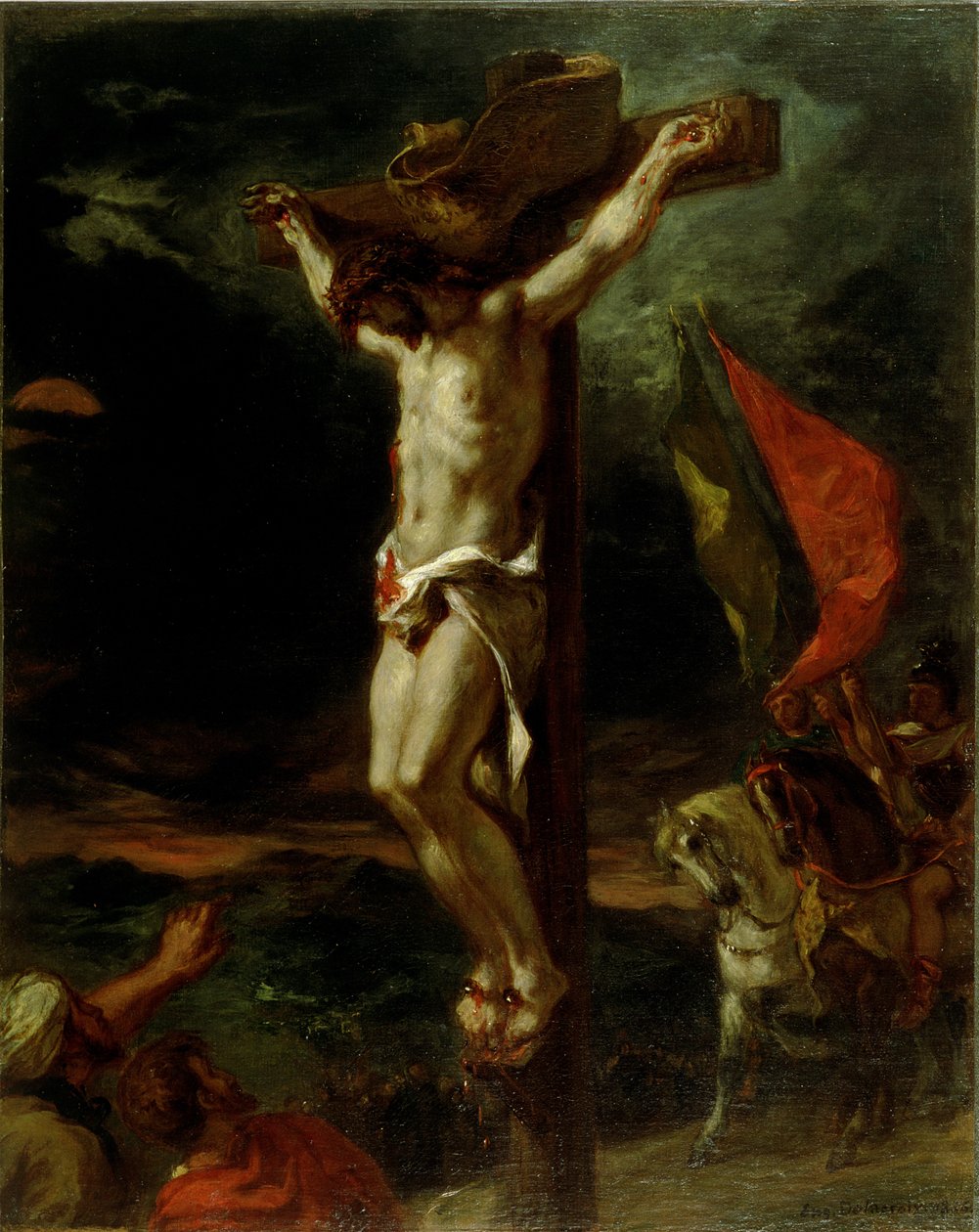 Chrystus na krzyżu, 1846 autorstwa Ferdinand Victor Eugene Delacroix