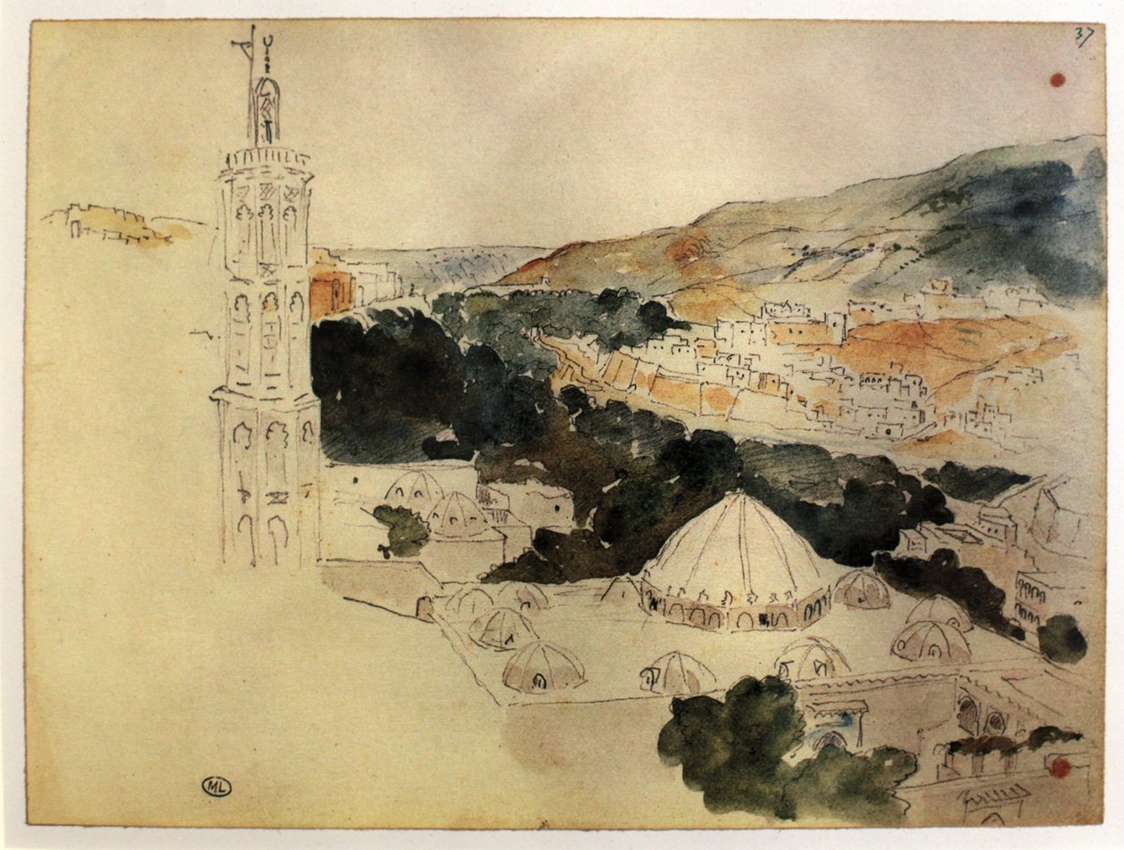Maroko autorstwa Ferdinand Victor Eugene Delacroix