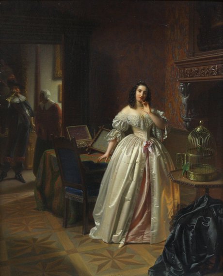 Gość autorstwa Ferdinand Victor Eugene Delacroix