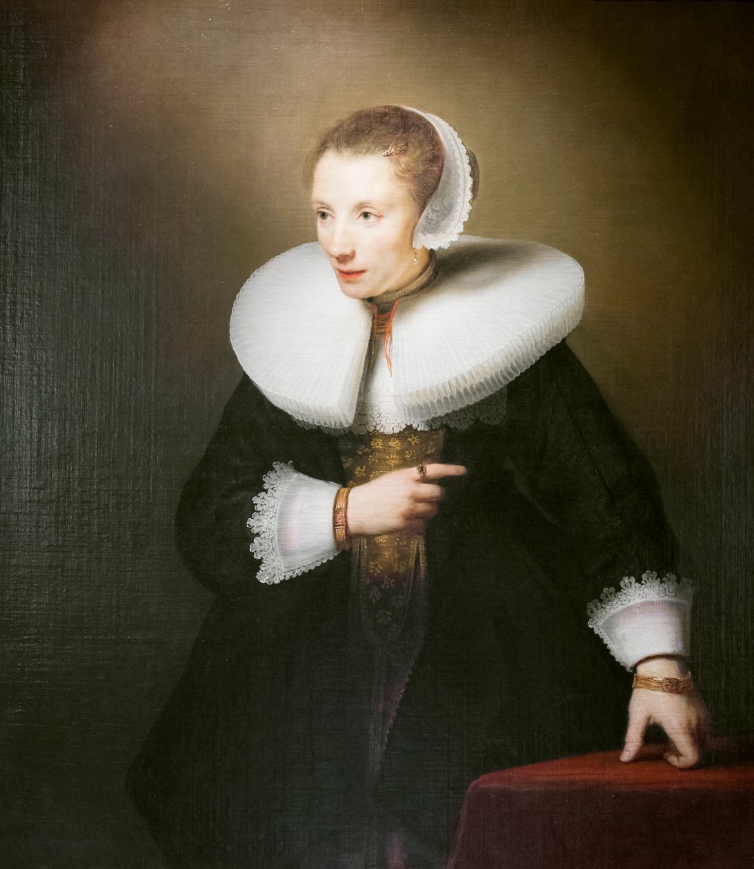 Portret nieznanej kobiety autorstwa Ferdinand Bol