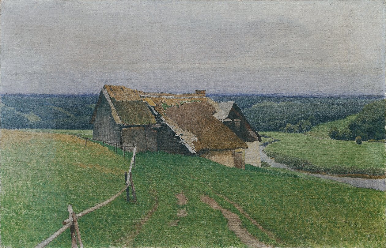 Dom na wzgórzu autorstwa Ferdinand Brunner