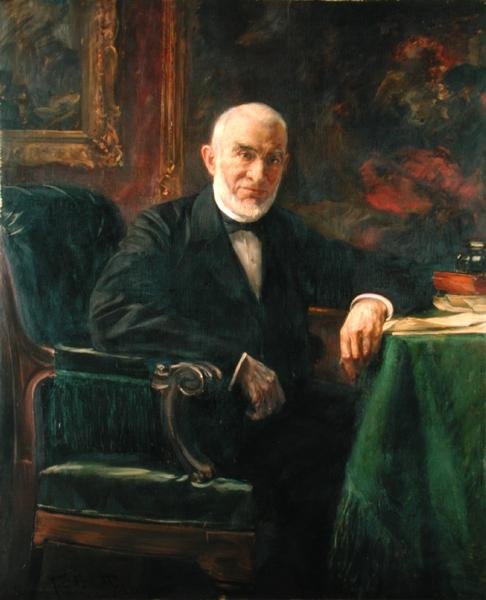 Senator Ferdynand Moring (1818-1900), 1898 autorstwa Ferdinand Brutt