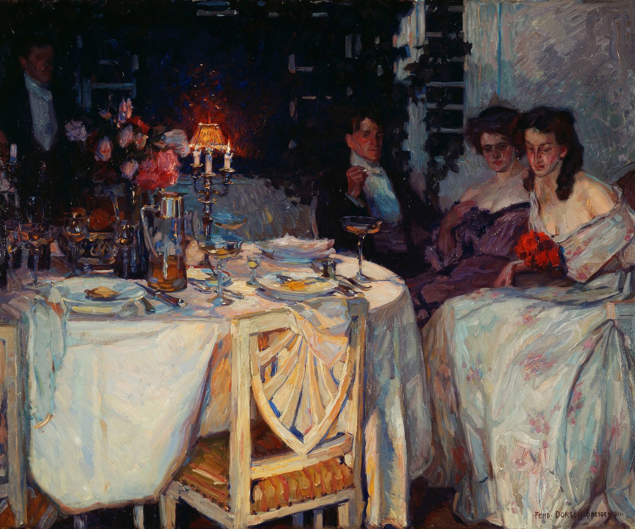 Letni wieczór; Sommerabend autorstwa Ferdinand Dorsch