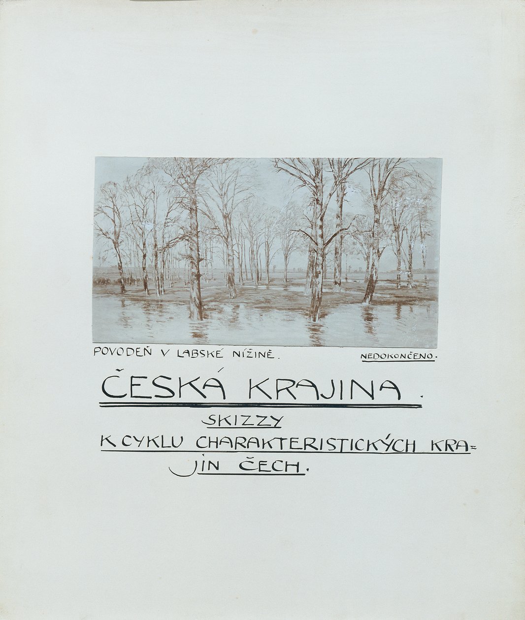 16 widoków czeskich krajobrazów „Ceska Krajiná” autorstwa Ferdinand Engelmuller