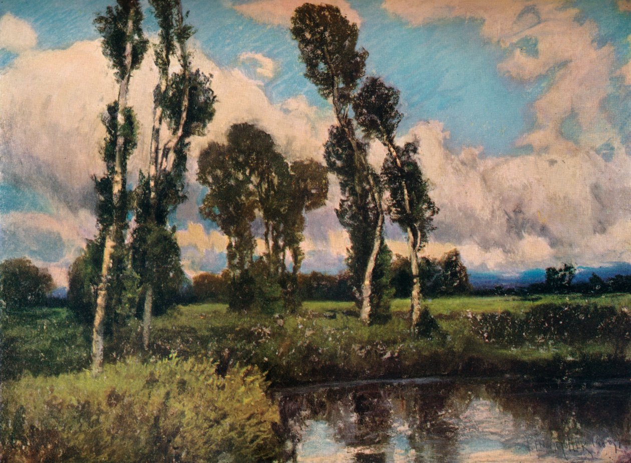 „Topole”, ok. 1910 r. autorstwa Ferdinand Engelmuller