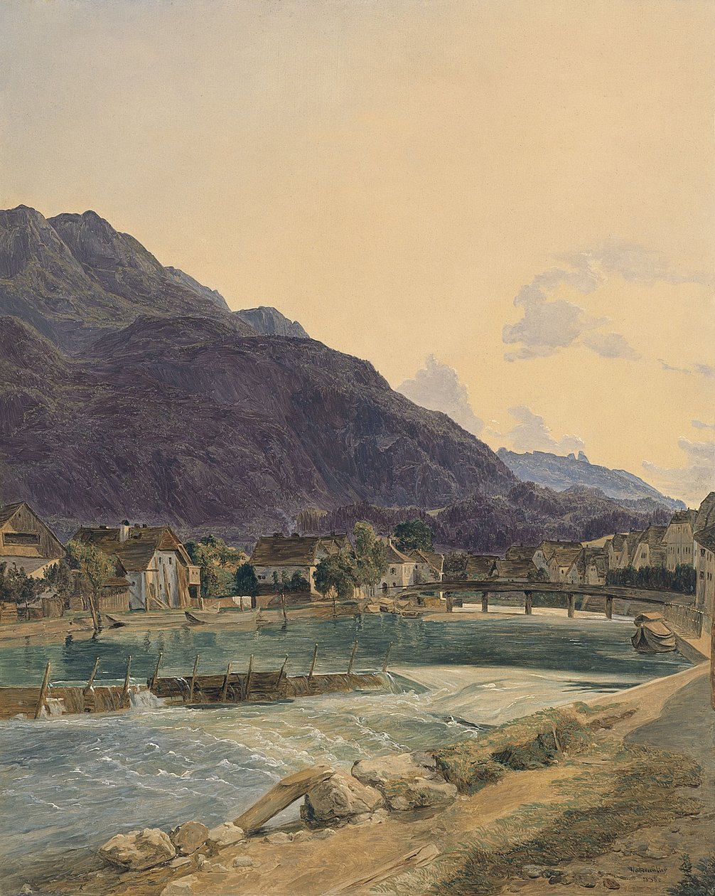Bad Ischl autorstwa Ferdinand Georg Waldmuller