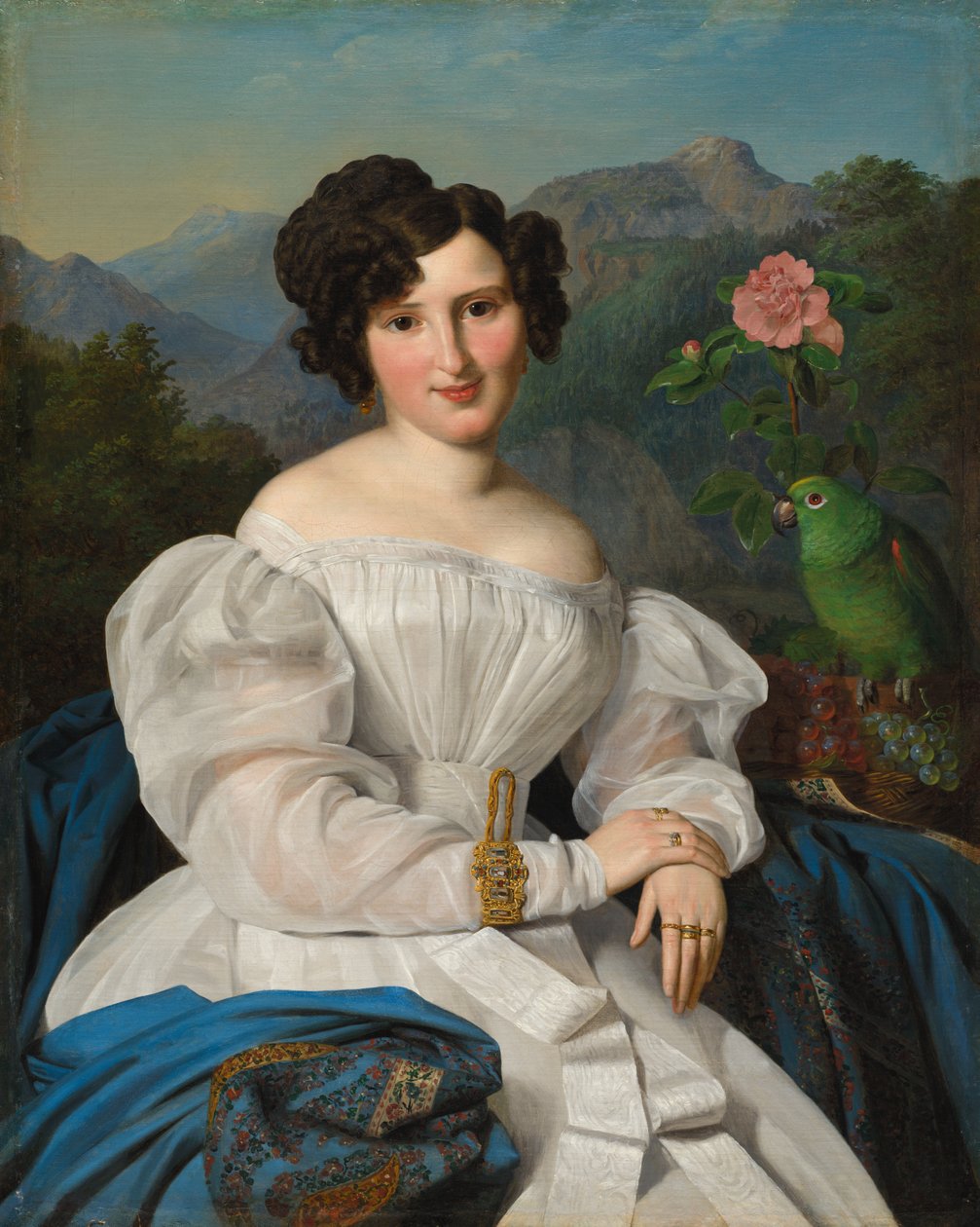 Hrabina Széchenyi, 1828. autorstwa Ferdinand Georg Waldmuller