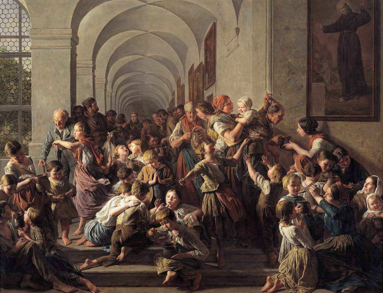 Zupa klasztorna autorstwa Ferdinand Georg Waldmuller